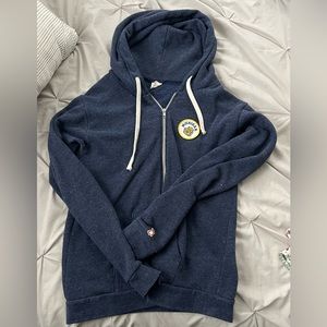 Size large, the mitten brand full zip Michigan Wolverines